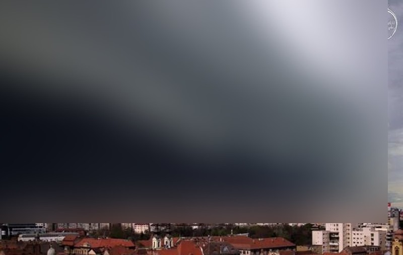 Apariţie apocaliptică pe cer, în Timişoara! Imaginea care a iscat o adevărată controversă. Crezi că e Photoshop?