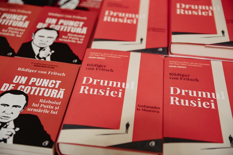 „Un punct de cotitură. Războiul lui Putin și urmările lui” și „Drumul Rusiei. Ambasador la Moscova”, cele două volume semnate de Rüdiger von Fritsch apărute la „Curtea Veche”