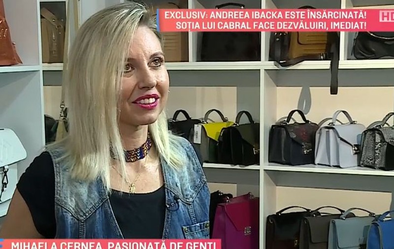 Mihaela Cernea, pasionată de genți. "Nu-mi plac cele cu brand-ul la vedere"