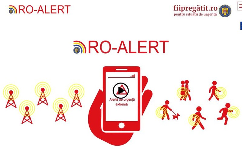 Mesajul pe care îl vor primi bucureștenii pe telefoanele mobile. Sistemul RO-ALERT va fi testat în București și Ilfov