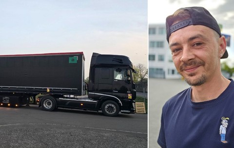 Șofer român de TIR fericit că lucrează pentru un patron român, în străinătate: „Am vizitat patru orașe. Am avut hotel, iar firma plătește fiecare masă, parcare, duș sau taxi”