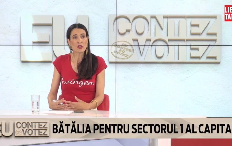 INTERVIU ELECTORAL | Candidata USR-PLUS și PNL la primăria sectorului 1,  Clotilde Armand, la Libertatea. Dan Tudorache nu a mai venit