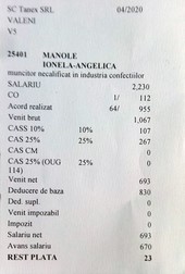 Fluturașul de salariu