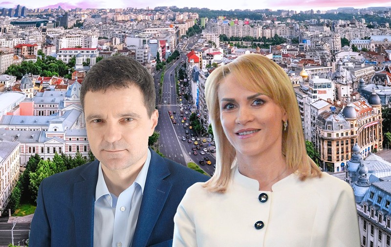 Nicușor Dan susține că are 2,5% avans în fața Gabrielei Firea. Cum arată sondajul prezentat sâmbătă de candidatul USR PLUS la Primăria Capitalei