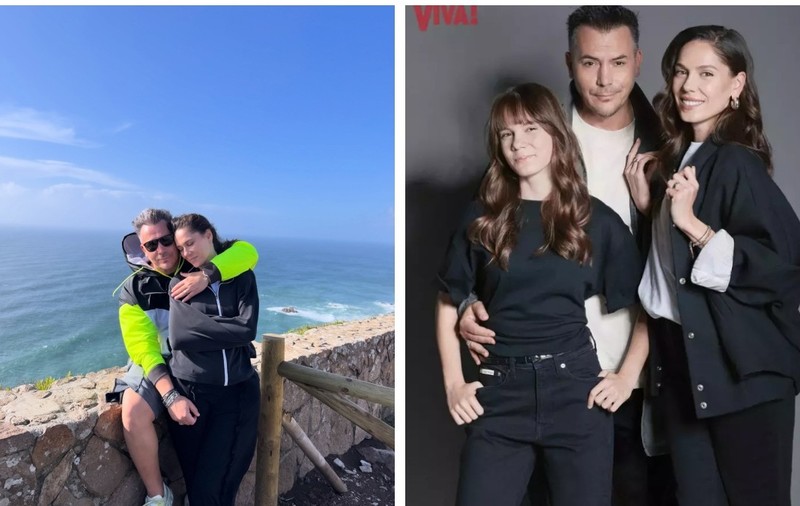 Irina si Razvan Fodor alaturi de fiica lor, Diana