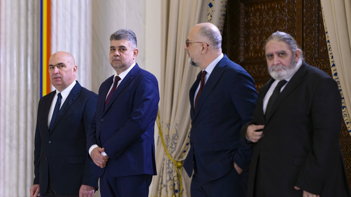 Ilie Bolojan, Marcel Ciolacu, Kelemen Hunor si Varujan Pambuccian