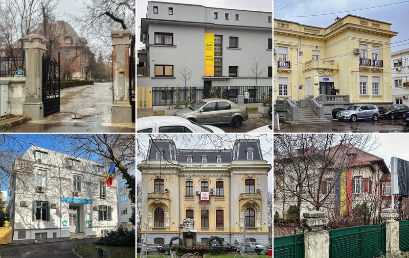 Piața imobiliară pentru partide. Cât costă să cumperi un sediu și ce diferență este între chiria plătită la stat și cea de pe piața liberă