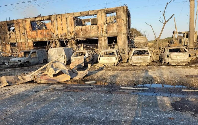 Imagini din dronă cu urmările exploziei din Crevedia. Cum arată acum locul deflagraţiei