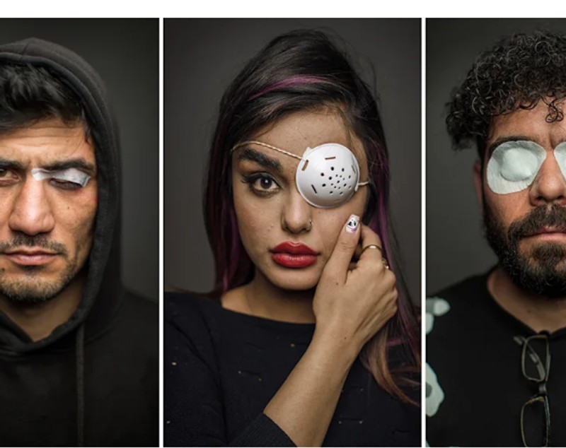 Fețele rezistenței. Tinerii arată cât de brutal este regimul din Iran: „Ne-ați împușcat în ochi și ne-ați luat vederea, dar inima încă ne bate”