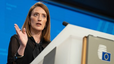 Preşedinta Parlamentului European, după căderea unei drone rusești peste un bloc din Galați: „Europa este unită împotriva escaladării Rusiei”