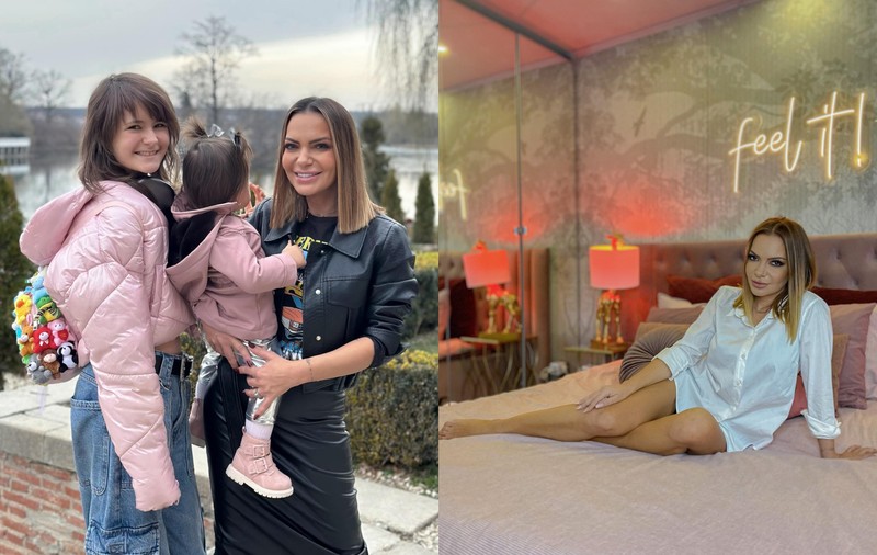Imagini din apartamentul în care Andreea Antonescu locuiește cu cele două fetițe. Și-a decorat casa în culori vesele
