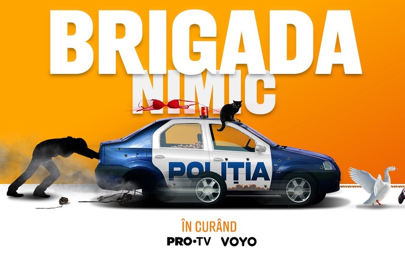 „Brigada Nimic”, noul serial de comedie de la Pro TV. Din distribuție fac parte actorii Iulian Postelnicu, Alexandru Papadopol, Nicu Banea
