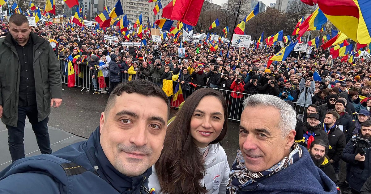 Călin Georgescu, Simion și Anamaria Gavrila