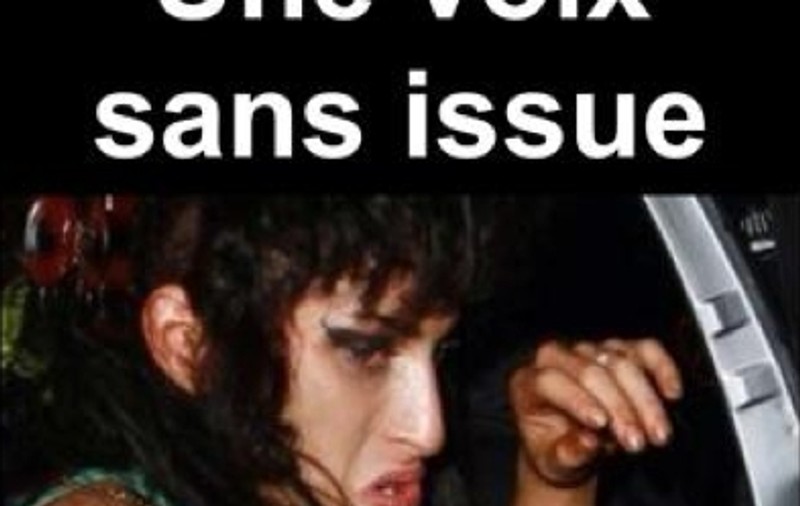 Revoltător! O poză oribilă cu Amy Winehouse, folosită într-o campanie anti-drog!