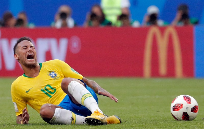 Neymar a stat 13 minute și 50 de secunde pe jos, la Campionatul Mondial de fotbal Rusia 2018 | VIDEO