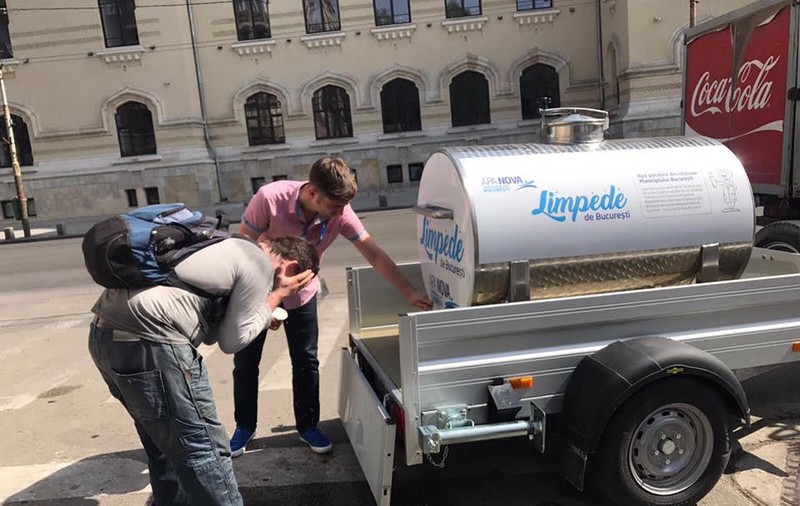 Apa Nova București stinge canicula