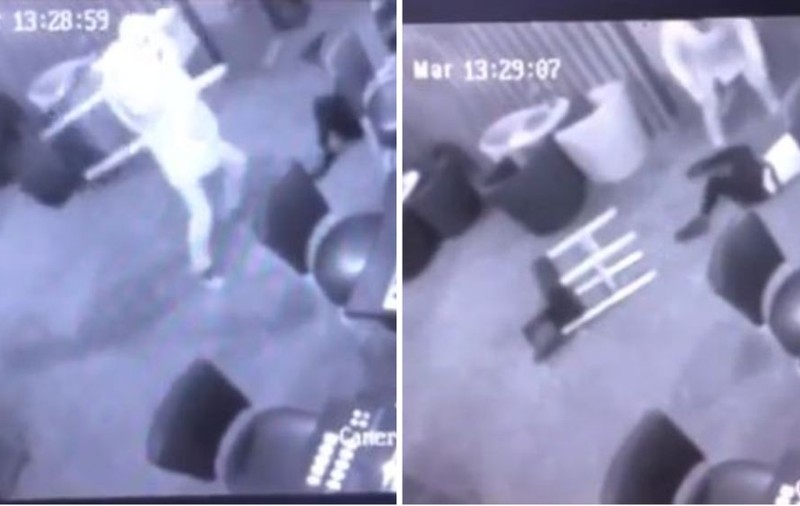 VIDEO ȘOCANT | Angajata unui cazinou din Timișoara, bătută cu sălbăticie de un recidivist care a și jefuit-o. Lovită cu pumnii, picioarele și un scaun!