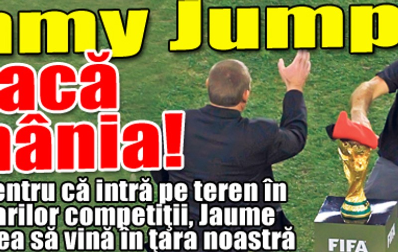 Jimmy Jump atacă România!
