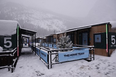CORTINA, FIAMES OLYMPIC VILLAGE, IN THE PHOTO,Image: 1071745143, License: Rights-managed, Restrictions: Per la presente foto non č stata rilasciata liberatoria. Ai sensi di legge e come giŕ accettato in fase di registrazione sul sito, chi pubblica la foto č tenuto a pixelare tutto ciň che violi il Diritto alla Privacy di soggetti terzi (volti, targhe ecc.)., Model Release: no