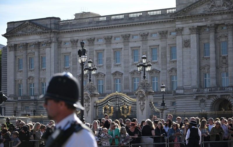 Liderii lumii, la Dineul Regelui, organizat la Palatul Buckingham, cu o zi înainte de funeraliile reginei Elisabeta a II-a