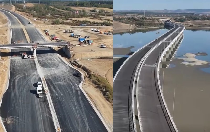 Lucrări pe Autostrada A3 între Suplacu de Barcău și Chiribiș