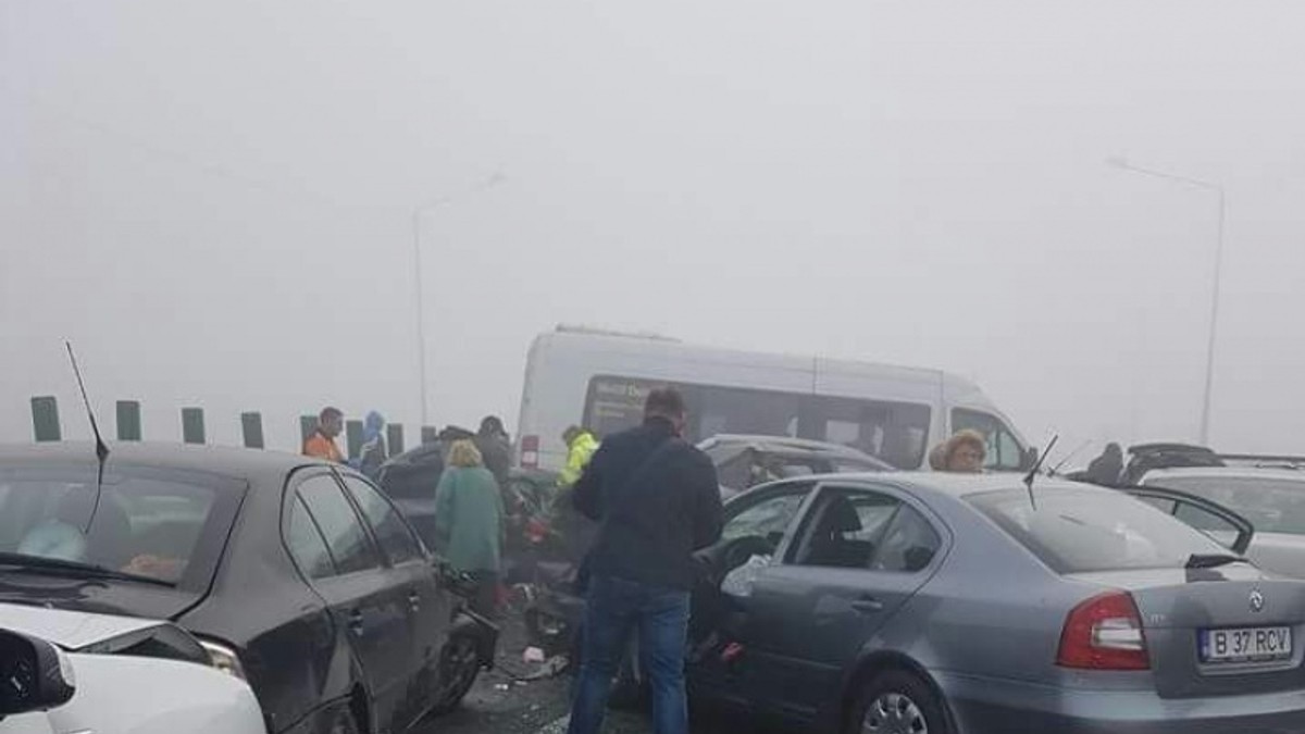 Accident pe Autostrada Soarelui