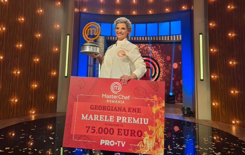 Georgiana Ene a câștigat MasterChef 2024, sezonul 9. A gătit cel mai bune preparate și a plecat acasă cu premiul de 75.000 de euro