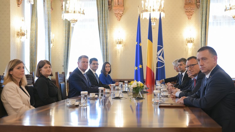 Delegaţia PSD la consultările de la Palatul Cotroceni (Sursa: Administraţia Prezidenţială)