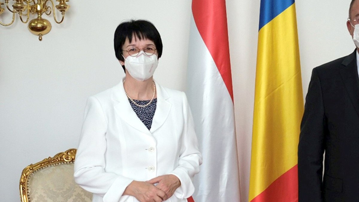 Adelheid Folie este de la 1 septembrie 2021, Sef de Misiune şi Ambasador al Republicii Austria în Români. Foto: MAE