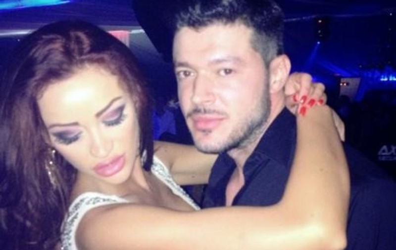 Poze: Bianca Drăguşanu şi Victor Slav, distracţie în club