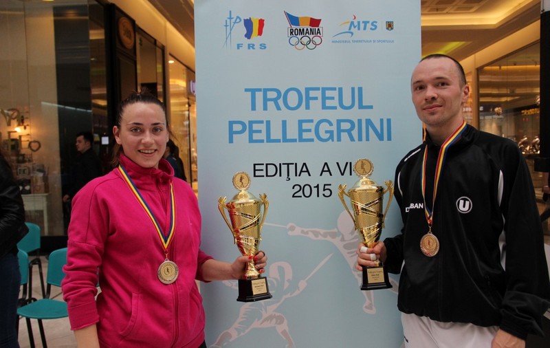 Isabelle Stan și Radu Dărăban au câștigat Trofeul Pellegrini la floretă