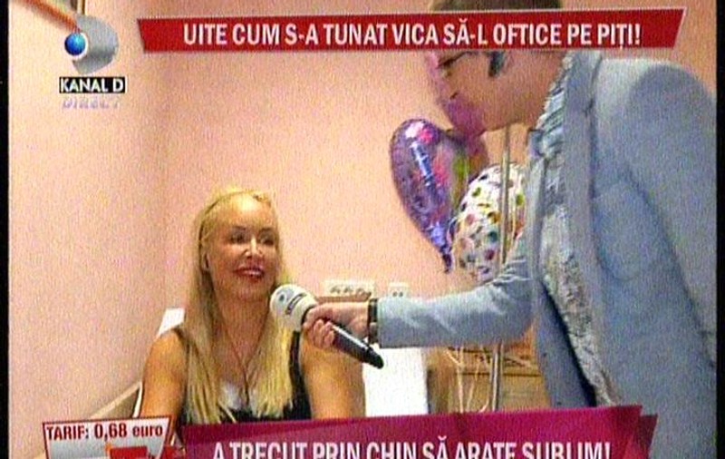 Primele imagini cu silicoanele balerinei lui Piți, Vica Blochina! FOTO