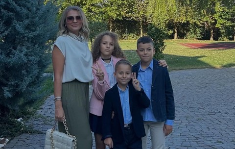 Mirela Vaida si copiii