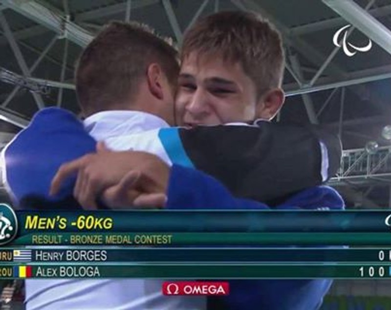 Jocurile Paralimpice. Judoka Alex Bologa a cucerit prima medalie pentru România. Povestea nevăzătorului-minune! Imagini emoționante