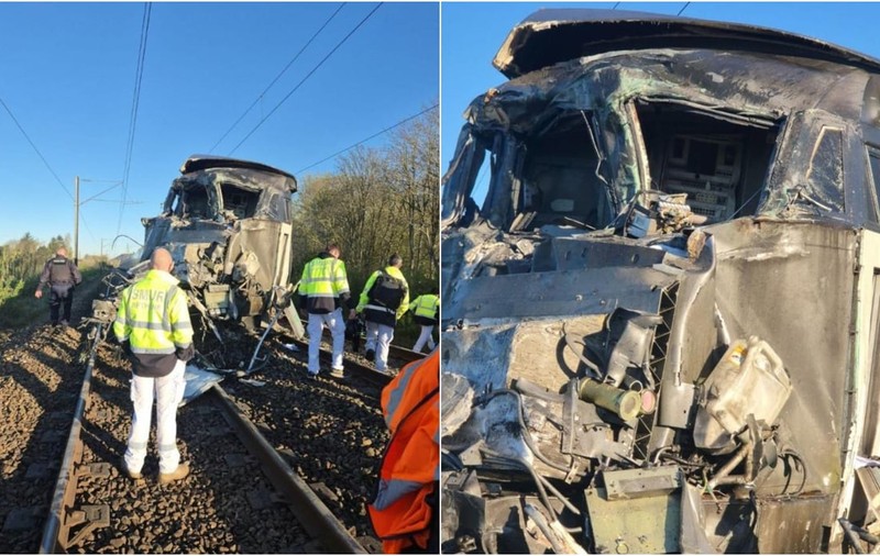 Un camion al armatei a fost lovit de un tren de mare viteză, în Franța: un mort și 27 de răniți