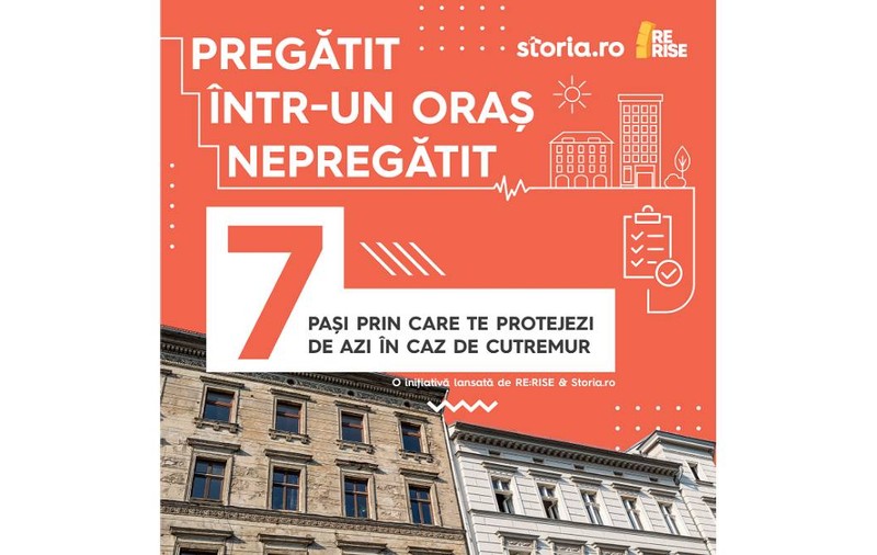 Analiză Storia.ro și Re:Rise: Atitudinea românilor față de riscul seismic, la 45 de ani de la cutremurul care a lovit România în anul 1977