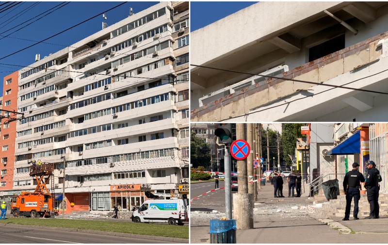 Filmul complet al exploziei din Galați, după ce o dronă a lovit un bloc de apartamente