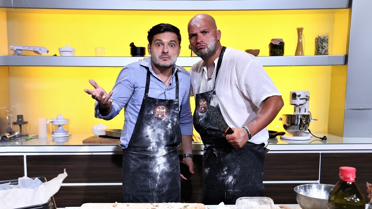 Liviu Vârciu și Andrei Ștefănescu, față în față cu jurații Chefi la cuțite | FOTO