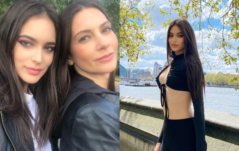 Imagine rară cu fiica Andreei Berecleanu. Cum a apărut Eva Zaharescu la o terasă din Londra