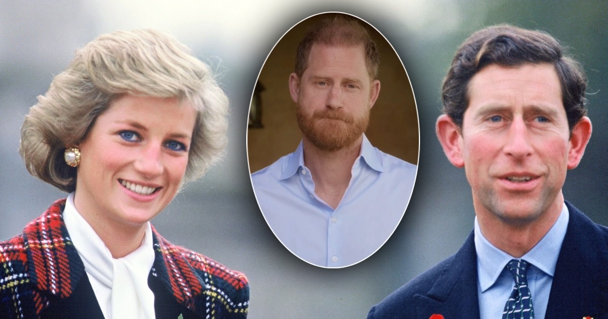 Prințesa Diana, Prințul Harry și Regele Charles