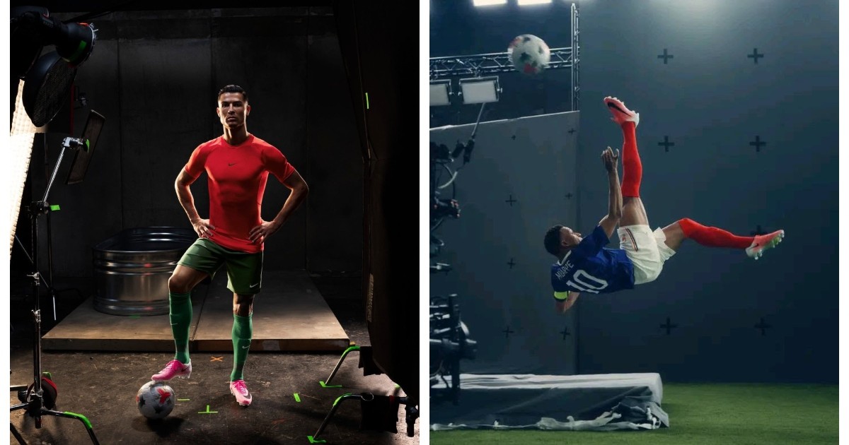 cristiano ronaldo si mbappe in reclama nike