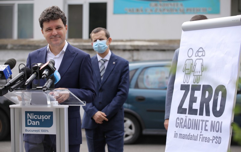 Dispută între Nicușor Dan și Gabriela Firea pe tema grădinițelor din București: „În patru ani nu s-a construit nicio nouă grădiniță”