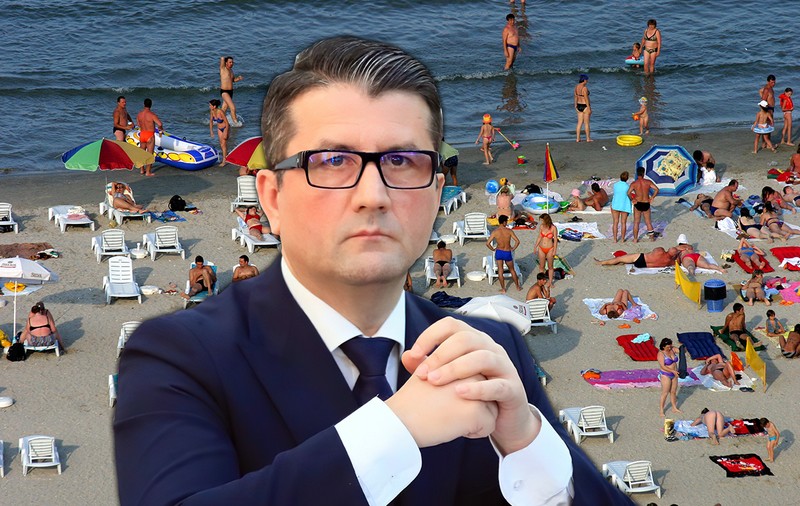 Primarul Constanței, Decebal Făgădău: ”Nu este o situație dezastruoasă pe litoral, dar este un număr suficient de mare de turiști mult prea relaxați”