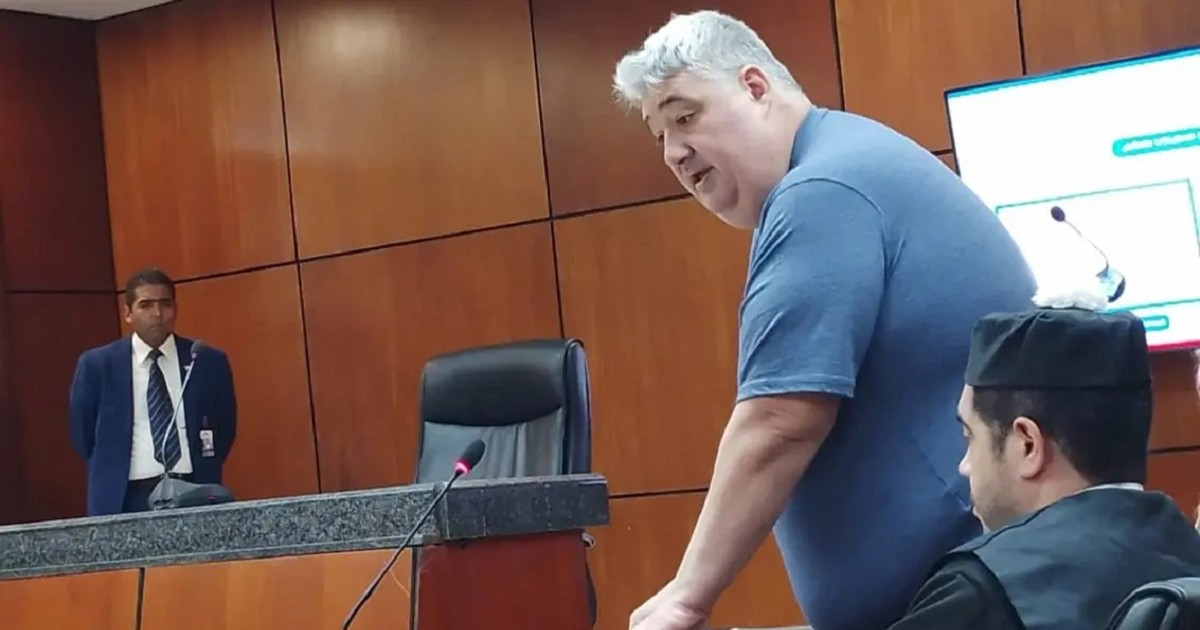 Cristian Baicu, zis Piedone, în timpul audierii la Curtea Supermă de Justiție dominicană. Foto: Prensa Latina