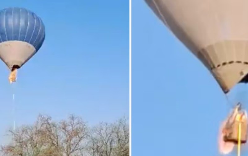 Doi oameni au murit și un copil a fost grav rănit, după ce un balon cu aer cald a luat foc, în Mexic: „Au sărit în gol”