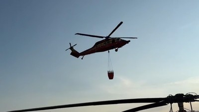 incendiu-vegetatie-chilie-veche-tulcea-elicopter-black-hawk-7-august-2025