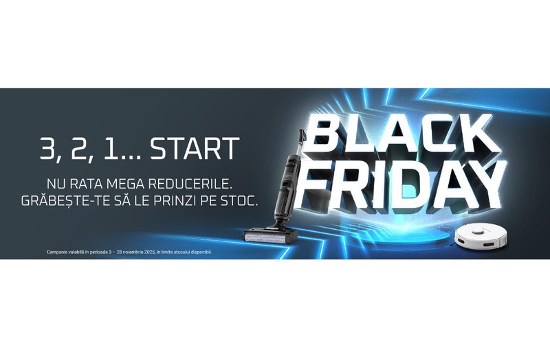 Black Friday Rowenta: aspiratoare și produse pentru îngrijirea părului la prețuri speciale