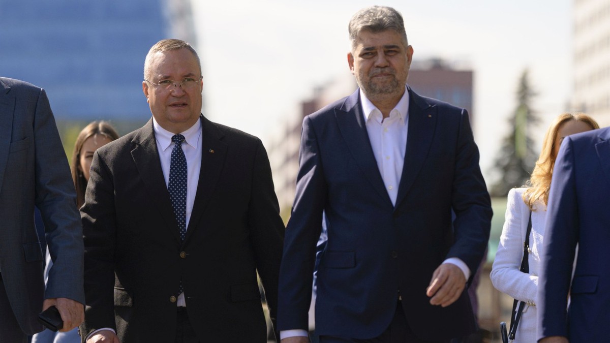 Marcel Ciolacu si Nicolae Ciuca in vremea cand dialogau