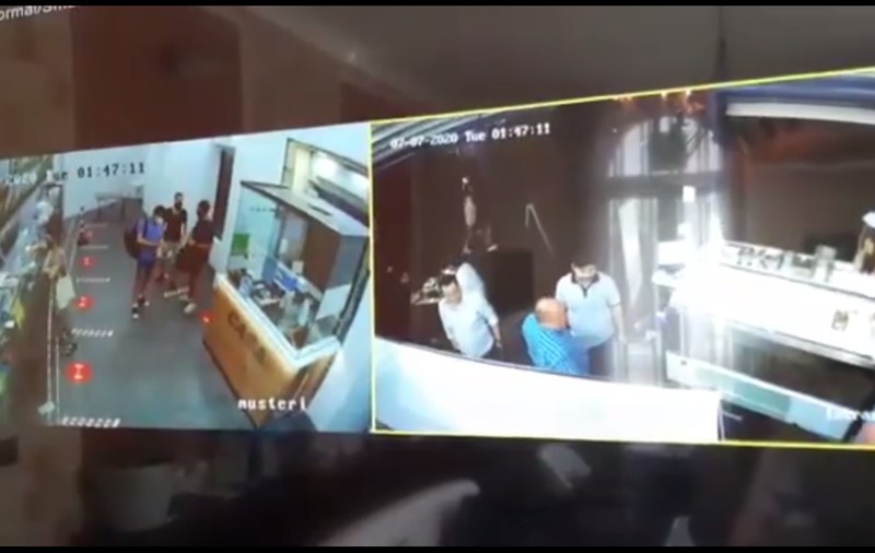VIDEO | Imaginile scandalului declanșat de deputații PSD, intrați fără mască în local. Solomon îl jignește pe casier și se ceartă cu polițiștii