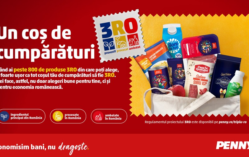 TripluRO de la PENNY: Cum să-ți umpli coșul cu produse de calitate cu eticheta 3RO